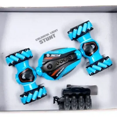 2.4G Gesture Sensor RC Smoke Stunt Car 360° Spinning Double Flip with High-Speed view 2