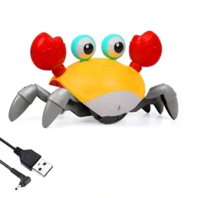 Babuniya Dancing Crawling Crab Toy with Flashing Light and Dynamic Music