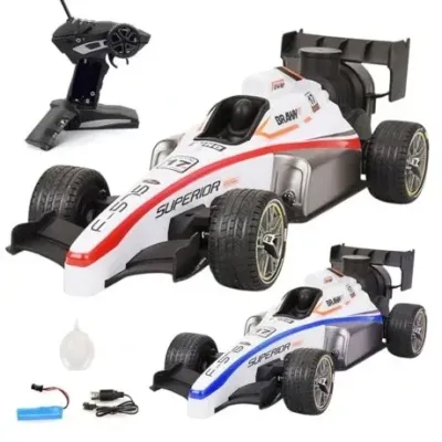 Babuniya Formula 1 RC Racing Car with Spray & Lights – 1:14 Scale