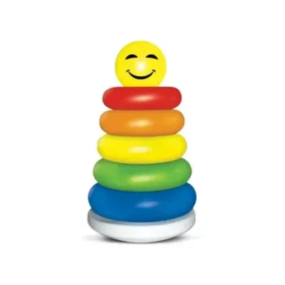Babuniya Toys Junior Smiley Stacking Colorful Rings