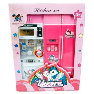 Babuniya Unicorn Kitchen Set Toys for Kids