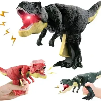 Battery Operated Roaring Dinosaur Toy with Lights & Sound