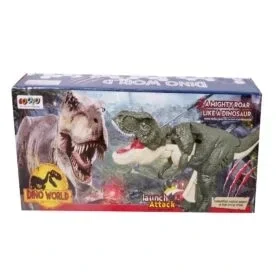 Battery Operated Roaring Dinosaur Toy with Lights & Sound view 3