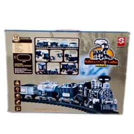 Choo  Classical Train Track Set Toy with Emits Real Smoke Light & Sound view 4