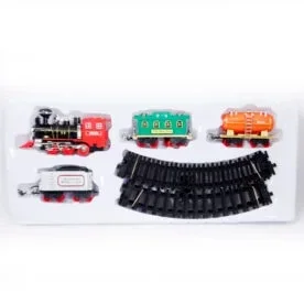 Choo  Classical Train Track Set Toy with Emits Real Smoke Light & Sound view 5