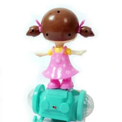 Fashion Girl Dancing Doll Toy with Light & Music – Omni-Directional Movement