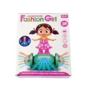 Musical Dancing Girl 360° Rotating with 5D Light and Musical Sound Activity Kids’ Play Center Toy view 4