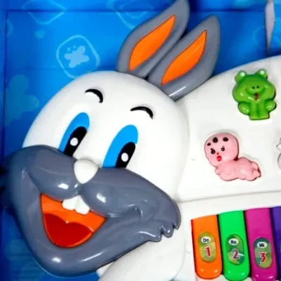 101% Original Lowest Price Free Shipping -60%Product on sale Rabbits Musical Piano with 3 Modes Animal Sounds, Flashing Lights & Wonderful Music view 2