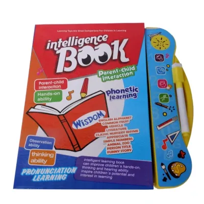 Babuniya Interactive Children Book -Musical English Educational Toy Phonetic Learning Book for 3 + Year Kids, Boys, Toddlers (Multi-color)