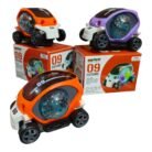 Babuniya 09 Future Electric Toy Car with Spin Lighting Ball, Music Function, Omni-Directional Movement