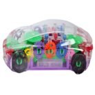 Babuniya Concept Musical and 3D Lights Kids Transparent Car