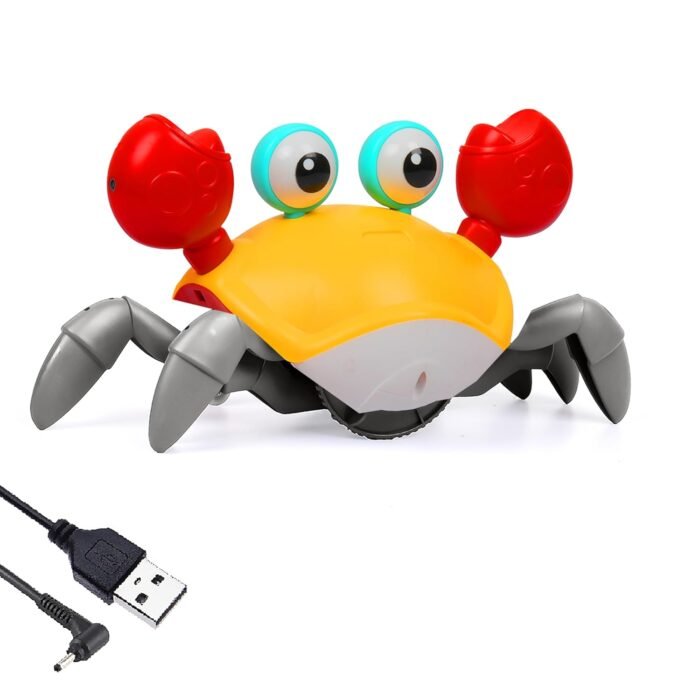 Babuniya Dancing Crawling Crab Toy with Flashing Light