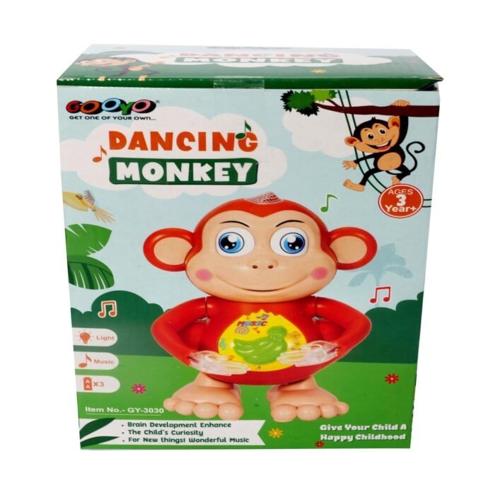 Babuniya Dancing Monkey Toy with Lights & Music box