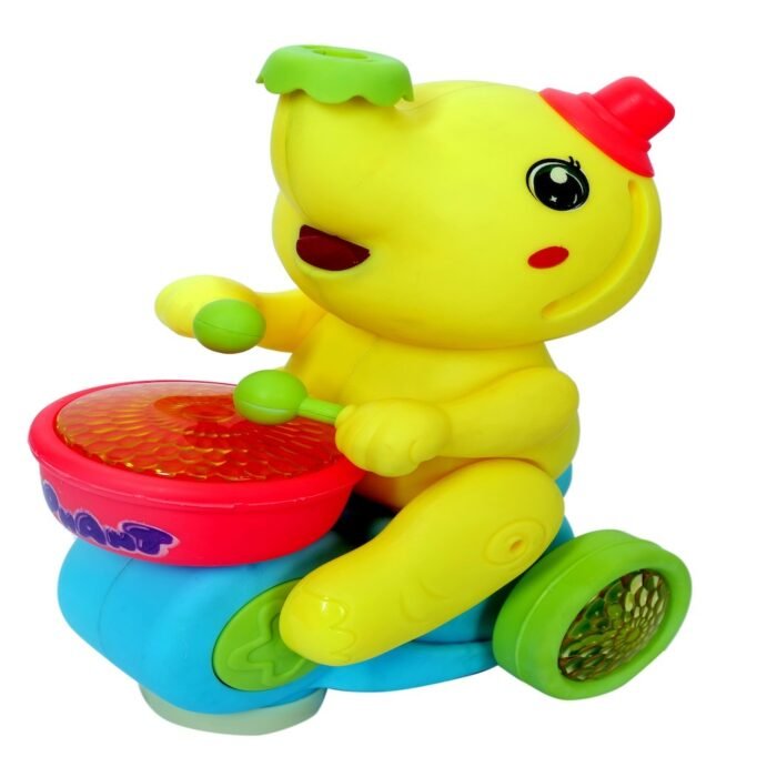 Babuniya Elephant Drummer Toy for Kids Flashing Lights & Sound Drum Beating and Ball Blowing Action Babuniya Elephant Drummer Toy for Kids Flashing Lights & Sound Drum Beating and Ball Blowing Action