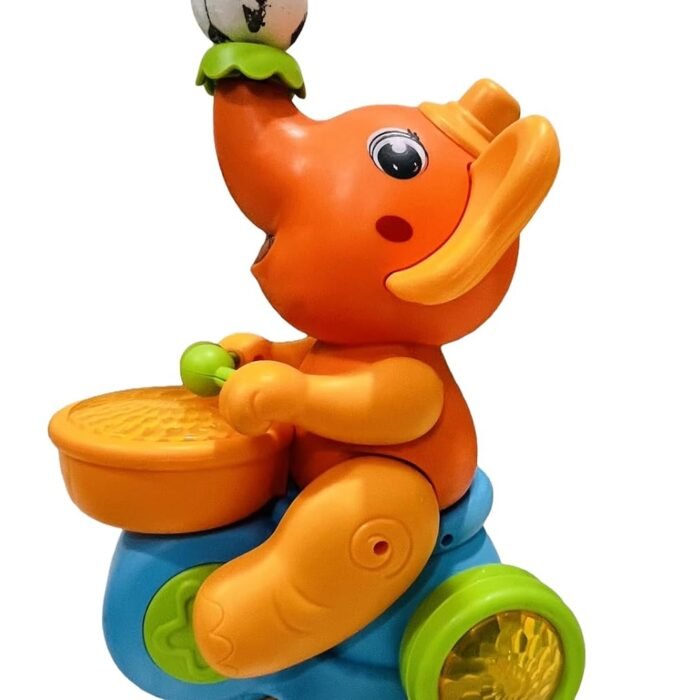 Babuniya Elephant Musician Toy – Bump & Go Babuniya Elephant Musician Toy – Bump & Go