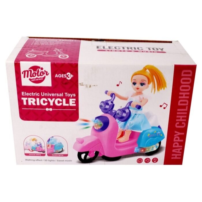 Babuniya Moto Girl Tricycle Toys with music