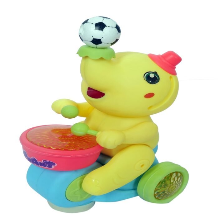 Babuniya Musical Walking Elephant Drummer Toy for Kids Flashing Lights & Sound Babuniya Musical Walking Elephant Drummer Toy for Kids Flashing Lights & Sound
