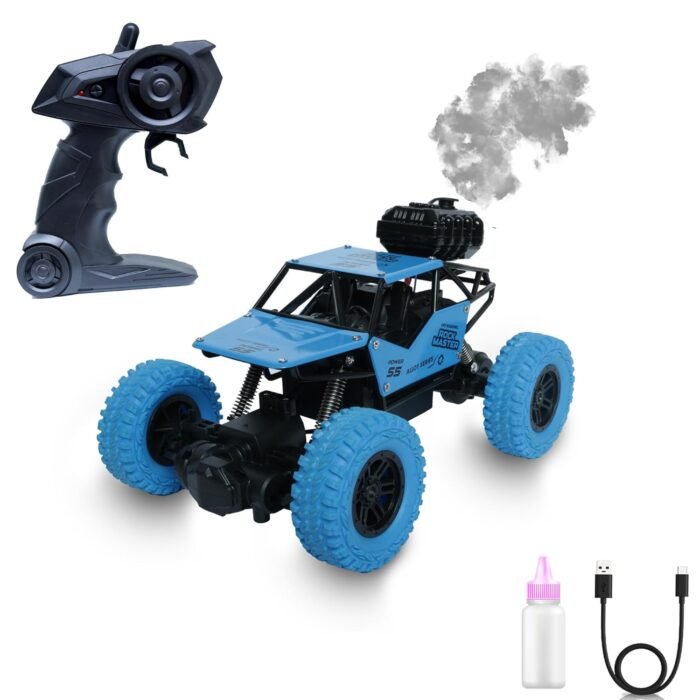 Babuniya Remote Control Rock Master_Crawler with Smoke Monster Car for Kids