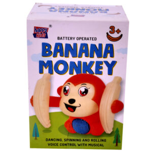 Happy Kids Banana Monkey – Battery Operated Dancing & Spinning Toy