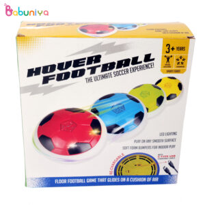 Babuniya Hover Football – Rechargeable LED Air Soccer Game with Soft Bumpers