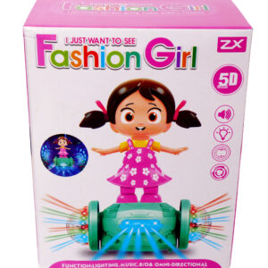 Ojusta Rasmiun Fashion Girl Doll – Lighting, Music & Omni-Directional Dance Toy