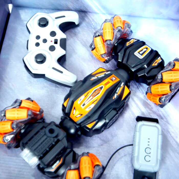 2.4G Gesture Sensor RC Smoke Stunt Car 360° Spinning Double Flip with High-Speed 2.4G Gesture Sensor RC Smoke Stunt Car 360° Spinning Double Flip with High-Speed