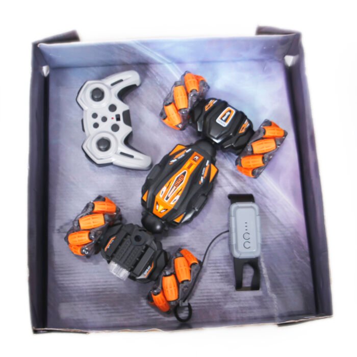 2.4G Gesture Sensor RC Smoke Stunt Car 360° Spinning Double Flip with High-Speed.1 2.4G Gesture Sensor RC Smoke Stunt Car 360° Spinning Double Flip with High-Speed