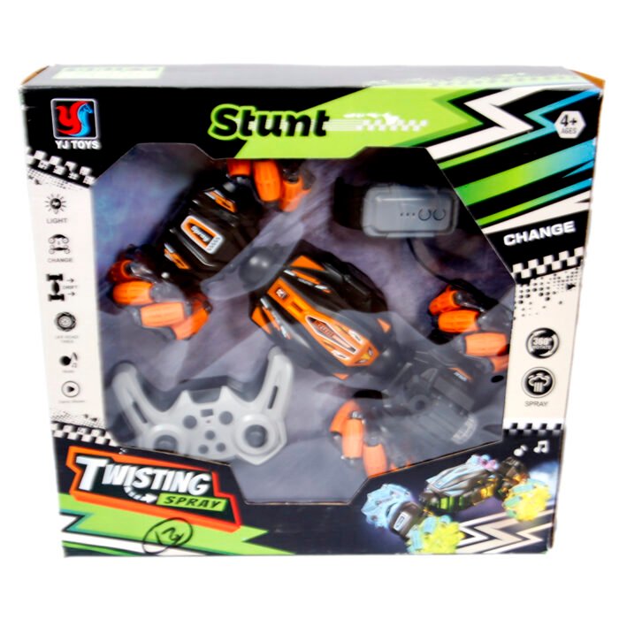 2.4G Gesture Sensor RC Smoke Stunt Car 360° Spinning Double Flip with High-Speed.4 2.4G Gesture Sensor RC Smoke Stunt Car 360° Spinning Double Flip with High-Speed.4