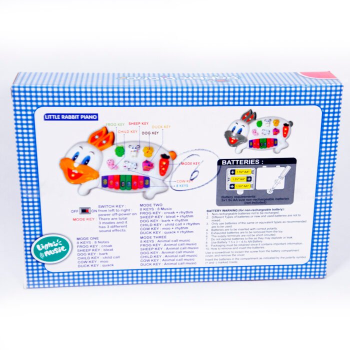 Babuniya Rabbits Musical Piano for kids