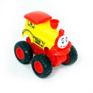 colourful train‑toy set designed