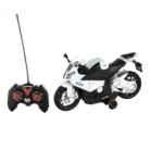 Babuniya Police Moto RC Motorbike with Light and Music with Remote Control 360 Degree