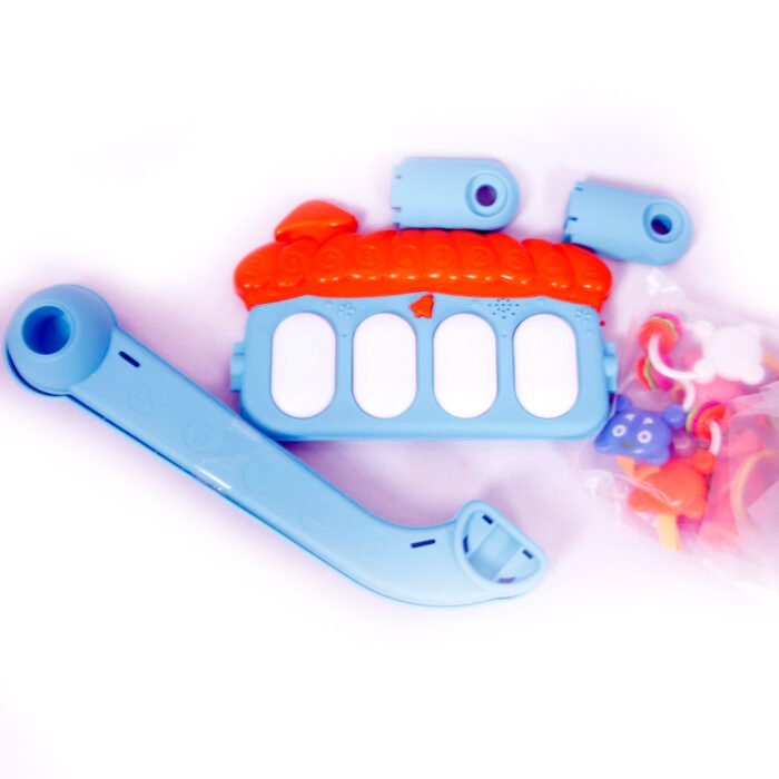 Babuniya kick and Play Multi-Function ABS High Grade Plastic Piano Baby Gym and Fitness Rack