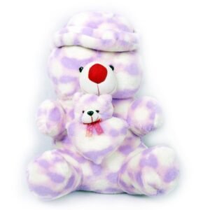 3 feet soft huggable cat sitting teddy bear with small teddy 48 inch sitting teddy bear multicolor.5
