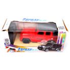 Babuniya Mahindra Thar Roxx Jeep SUV Car 128 Scale Model Car Exclusive Alloy Metal Pull Back Die-cast Diecast Metal Pullback Toy Openable Doors & Light Music Best Gifts Kids.1