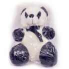 Black & White medium Panda Cap Teddy Bear Soft Plush Fluffy Spongy Fur Stuffed Toy.10