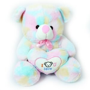 rabbit teddy bear small colorful Soft Toy with Rainbow Colour..3
