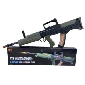 Babuniya L85 automatic rifle with light and sound gel blaster