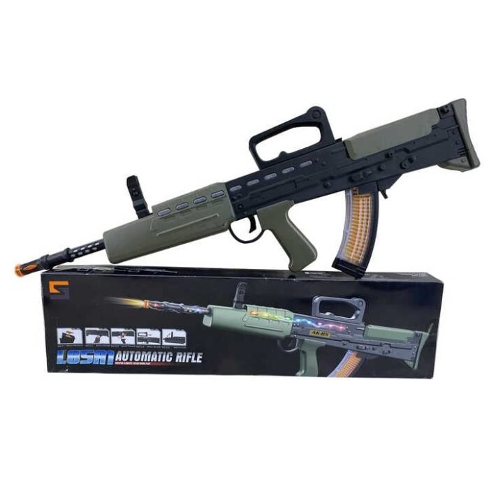 Babuniya L85 automatic rifle with light and sound gel blaster